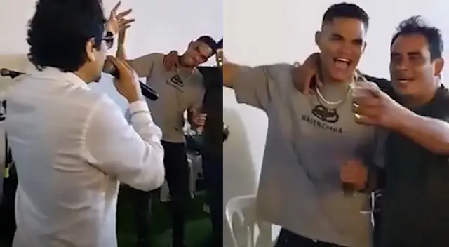 Anderson Santamaría, defensa de la selección peruana de fútbol, fue captado en una fiesta privada.