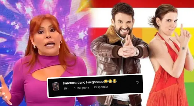 Usuarios se burlan de Magaly por indirecta a Amor y fuego. Usuarios se burlan de Magaly por indirecta a Amor y fuego.