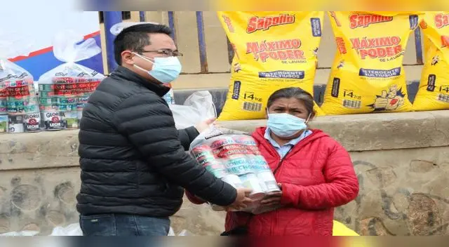 Alcalde  de Chorrillos gestionó donación de víveres