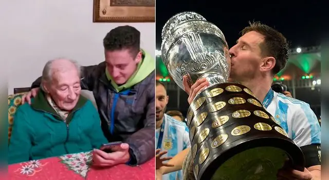 Lionel Messi le envió un mensaje a su hincha más longevo que anotó hasta su último gol. Lionel Messi le envió un mensaje a su hincha más longevo que anotó hasta su último gol.