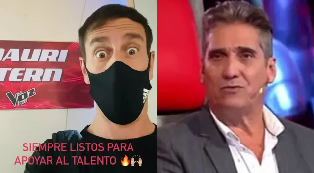 Mauri Stern retornó a Perú para apoyar a Guillermo Dávila en las batallas de La Voz, y los televidentes pide que se quede en su lugar.