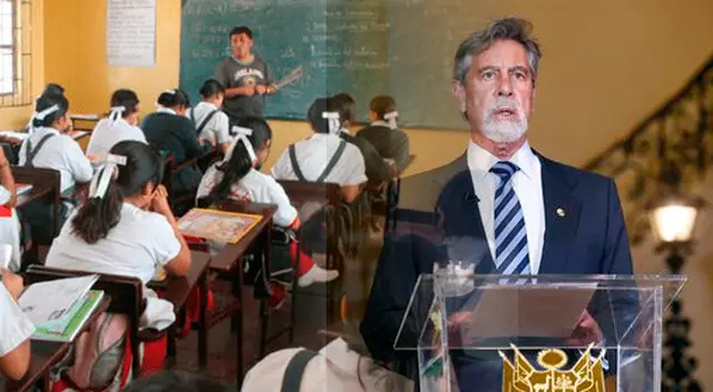 Conoce cuando regresan los escolares a las aulas, según lo anunciado por el presidente Francisco Sagasti