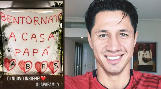 Gianluca Lapadula se reencontró con su familia Gianluca Lapadula se reencontró con su familia