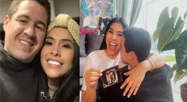 Maricarmen Marín se muestra feliz por la pronta llegada de su bebé.