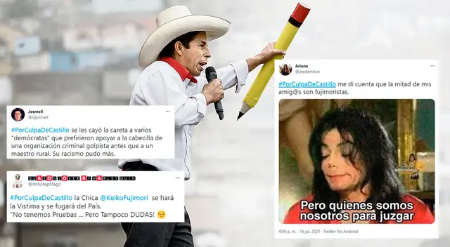 #PorCulpaDeCastillo es tendencia en Twitter. #PorCulpaDeCastillo es tendencia en Twitter.