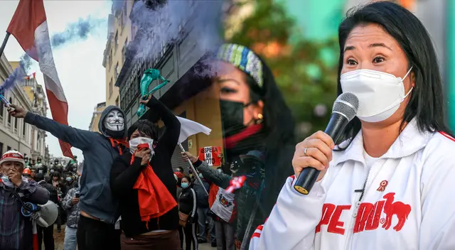 Integrantes de “La Resistencia” vienen causando miedo en las calles del Centro de Lima tras apoyar presunto fraude electoral.