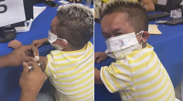 Jorgito El Guayaco fue vacunado y recibe crueles bromas de sus seguidores en redes sociales.