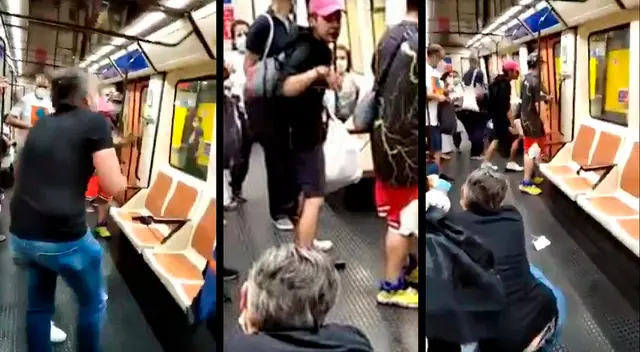 El sujeto actuó con violencia y le propinó al enfermero un fuerte golpe en la cara, haciéndole volar sus lentes de sol.