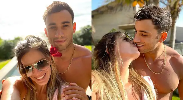 Said Palao y Alejandra Baigorria viajaron a Máncora juntos para conmemorar seis meses como pareja, y él aprovechó en festejar públicamente.