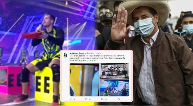 América Televisión no transmite proclamación de Castillo y continúa con reality.