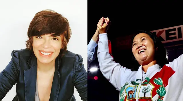 Tatiana Astengo a Keiko Fujimori tras proclamación de JNE. Tatiana Astengo a Keiko Fujimori tras proclamación de JNE.