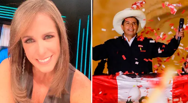 Pamela Vértiz apoyó a Pedro Castillo tras proclamación.