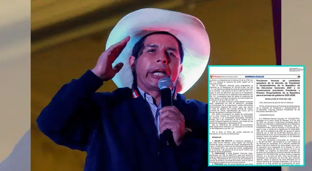 Oficialmente Pedro Castillo es el nuevo presidente del Perú. Oficialmente Pedro Castillo es el nuevo presidente del Perú.