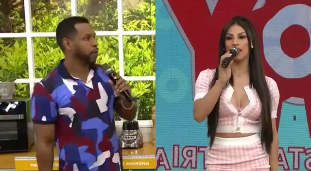 Edson Dávila aprovechó la presencia de Allison Pastor en el set de América Hoy para advertirle sobre los diferentes tipos de persona en la TV.