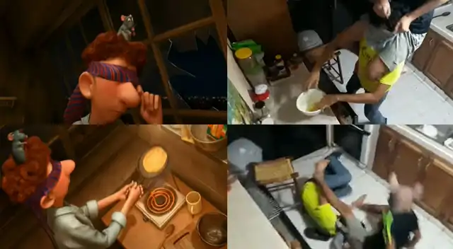 Peculiar video de los jóvenes se hizo viral en las redes sociales.