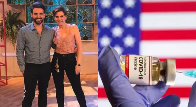 Rodrigo González y Gigi Mitre se vacunaron contra el coronavirus en Miami, y contaron cómo es el rápido proceso en Amor y fuego.