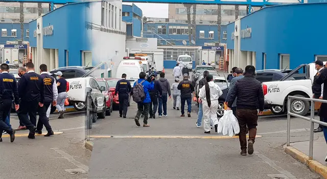 Allanan Hospital Almenara en La Victoria por investigación de cobro de cupos en camas UCI. Allanan Hospital Almenara en La Victoria por investigación de cobro de cupos en camas UCI.