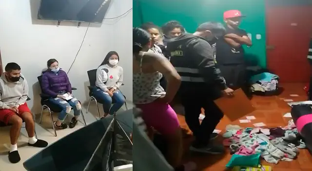 Los detenidos y lugar de intervención