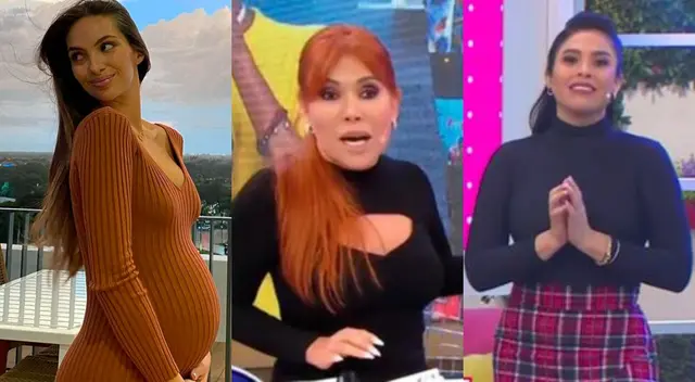 Magaly Medina llenó de elogios a Natalie Vértiz y cuestionó a Maricarmen Marín, lo que enfureció a cibernautas pues todos los embarazos son diferentes.