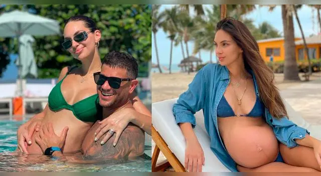 Natalie Vértiz se dejó ver en preparativos para su baby shower.