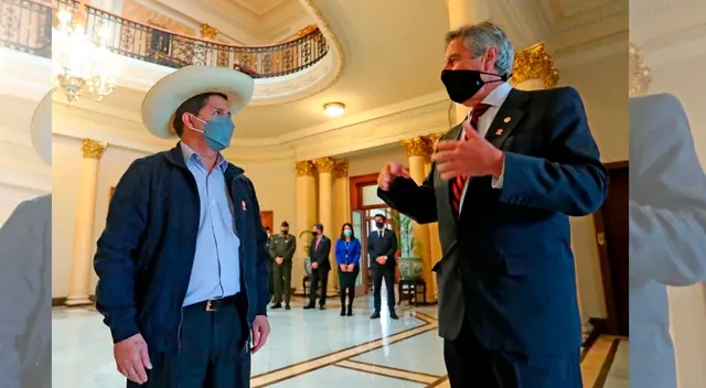 Pedro Castillo aceptó reunión de urgencia con Sagasti en Palacio de Gobierno. Pedro Castillo aceptó reunión de urgencia con Sagasti en Palacio de Gobierno.