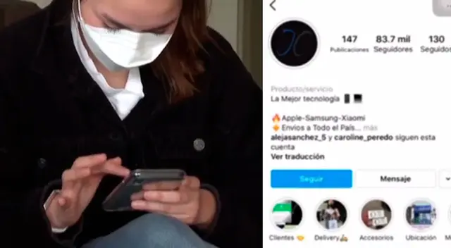 La joven se dio cuenta que había caído en una estafa, por lo que denunció el hecho en la comisaría de Jesús María.