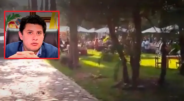 Alcalde de San Martín de Porres festejó su cumpleaños en Cieneguilla Alcalde de San Martín de Porres festejó su cumpleaños en Cieneguilla