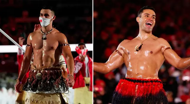 Pita Taufatofua, el abanderado más famosos del mundo.