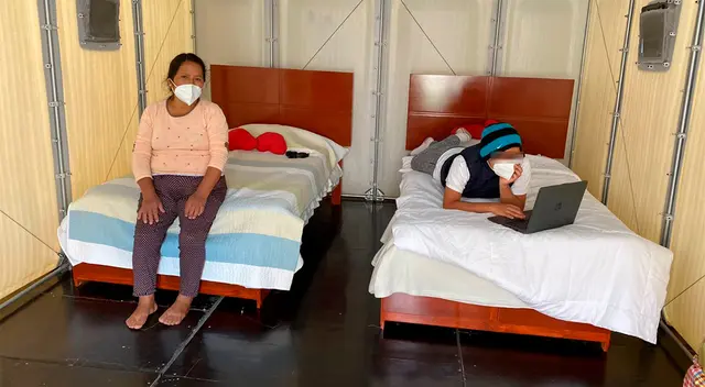 Albergue para madres y niños que provienen de provincia.