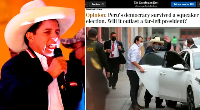 “Perú ha elegido y sobrevivido a presidentes mal preparados en el pasado; con suerte, Castillo no será la excepción”, sentenció el diario estadounidense. “Perú ha elegido y sobrevivido a presidentes mal preparados en el pasado; con suerte, Castillo no será la excepción”, sentenció el diario estadounidense.