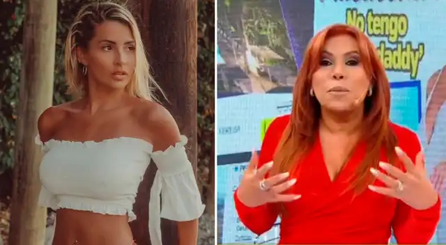 Magaly Medina deja al descubierto a Macarena Gastaldo. Magaly Medina deja al descubierto a Macarena Gastaldo.