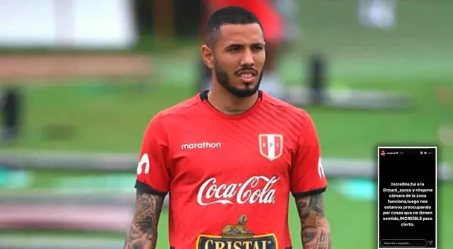 Sergio Peña molesto con autoridades por no tener habilitadas las cámaras de seguridad.