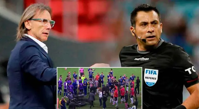 Ricardo Gareca calificó de penoso lo sucedido en Belo Horizonte con su exequipo Boca Juniors.