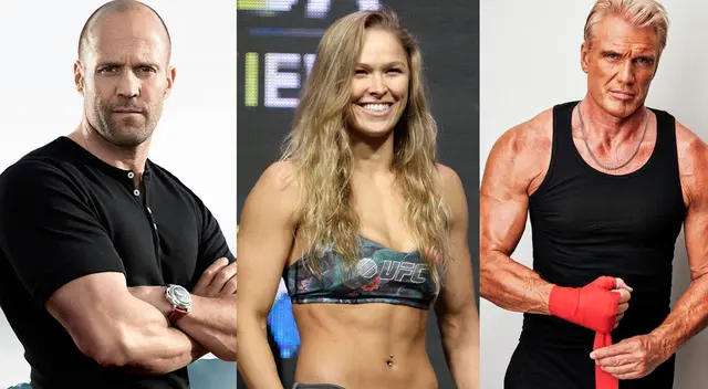 Jason Statham, Ronda Rousey y Dolph Lundgren fueron destacados deportistas.