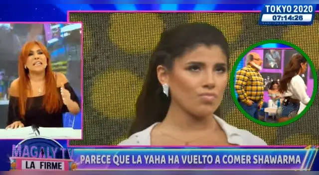 Magaly Medina evidencia mala actitud de la salsera con el cómico, Jorge Benavides. Magaly Medina evidencia mala actitud de la salsera con el cómico, Jorge Benavides.