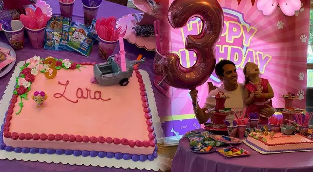 Juan Victor, festeja el cumpleaños número 3 de su hija lejos de Andrea San Martín Juan Victor, festeja el cumpleaños número 3 de su hija lejos de Andrea San Martín