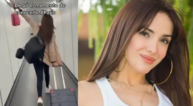 Rosángela Espinoza emocionada por su viaje a París: Rosángela Espinoza emocionada por su viaje a París: