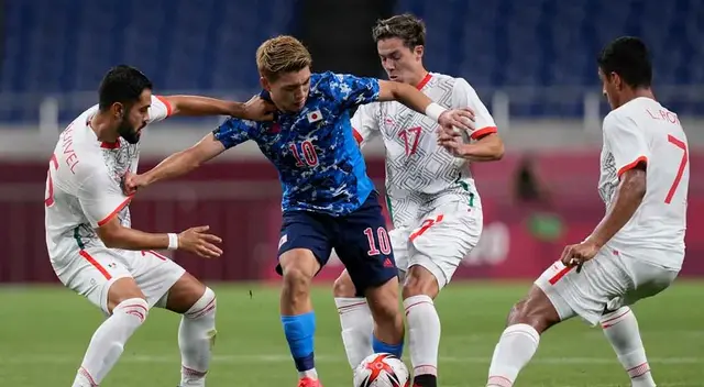 Japón venció a México por 2-1 en los Juegos Olímpicos Tokio 2020. Japón venció a México por 2-1 en los Juegos Olímpicos Tokio 2020.