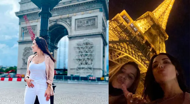 Rosángela Espinoza cumplió anhelado sueño de conocer París.