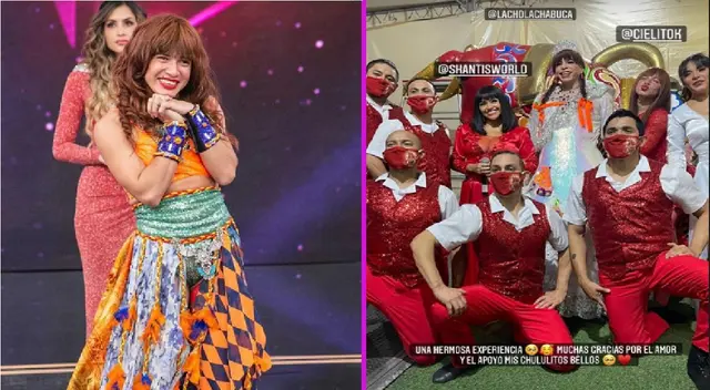 La Uchulú se une a la magia del circo junto a la 'Chola Chabuca'.