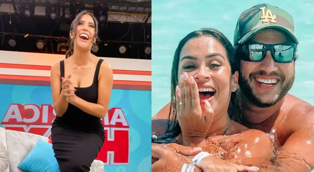 Melissa Paredes feliz por pedida de mano de Ethel Pozo. Melissa Paredes feliz por pedida de mano de Ethel Pozo.