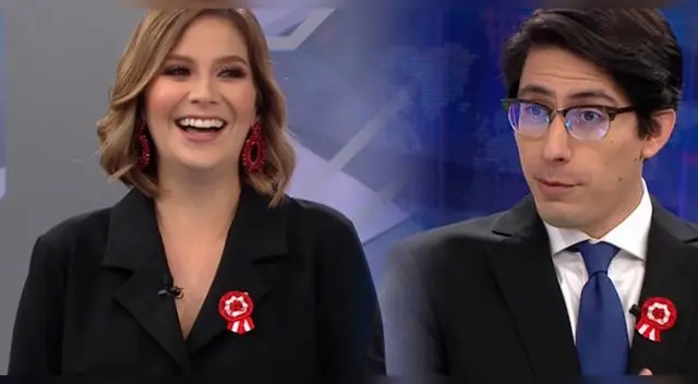 Los flamantes conductores siguen haciendo de las suyas en el programa periodístico, Cuarto Poder.