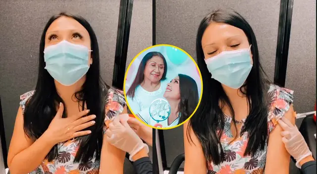 Tula Rodríguez se quiebra al recibir vacuna: