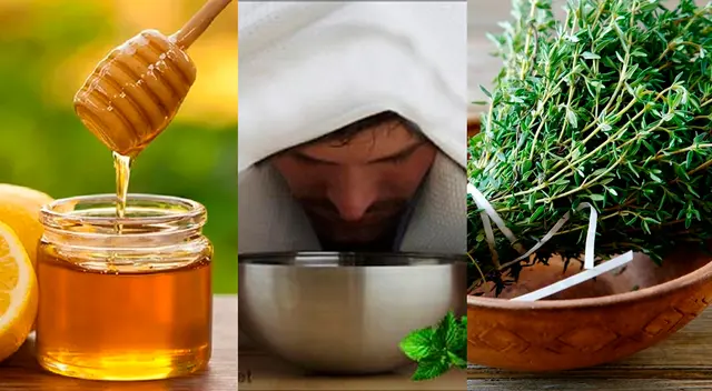 El té con miel, el vapor de agua, y el tomillo son algunas de los remedios naturales que describimos en la nota.