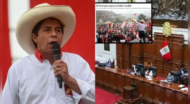 El medio español precisó que Pedro Castillo afrontará su gobierno en un país golpeado por la pandemia de coronavirus. El medio español precisó que Pedro Castillo afrontará su gobierno en un país golpeado por la pandemia de coronavirus.