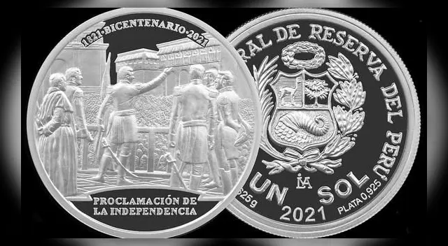 Nueva moneda a puertas de los 200 años de independencia del Perú.