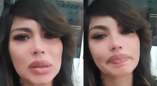 Angie Jibaja llora al hablar de sus hijos y no quiere que los lleven del país Angie Jibaja llora al hablar de sus hijos y no quiere que los lleven del país