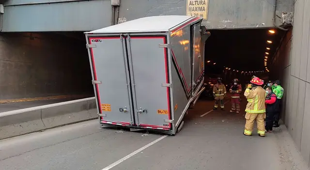 Accidente generó congestión vehicular