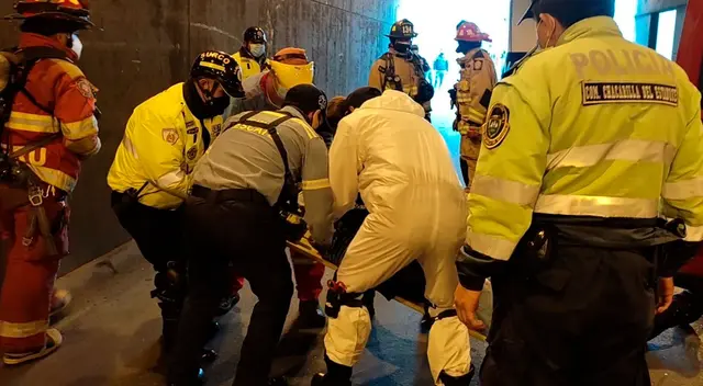 El herido fue trasladado al hospital Casimiro Ulloa