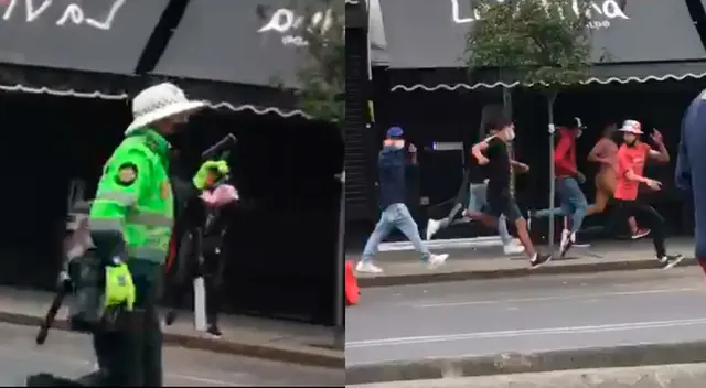 enfrentamiento entre ambulantes y la PNP terminó en balacera